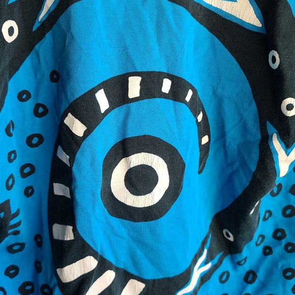 Vintage Blue Snake Southwestern Pattern Size Small - Picture 5 of 5